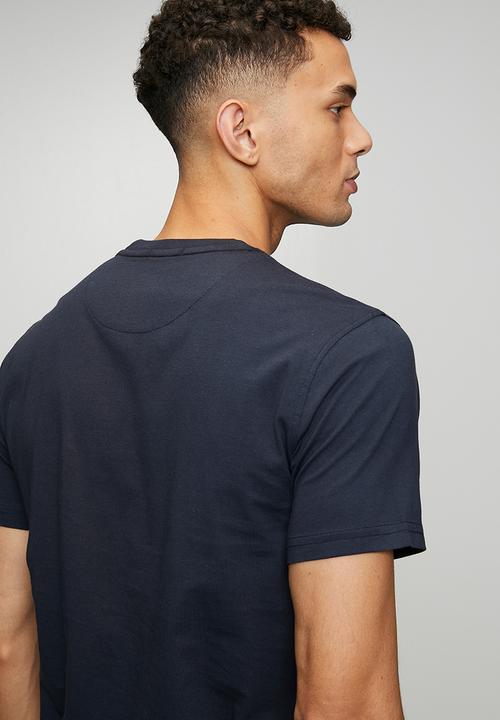 POLO - Jensen Rubber Badge Short Sleeve Tee - Navy