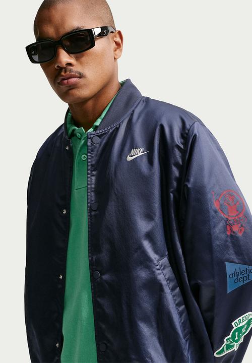 Nike - NSW Club Reissue Varsity Jacket  - Navy