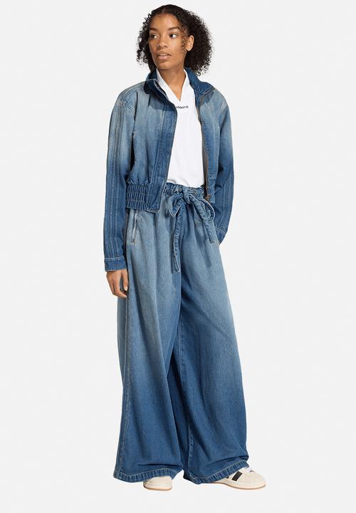 adidas Originals - P Ess Denim Trackpants - Medium Vintage Denim
