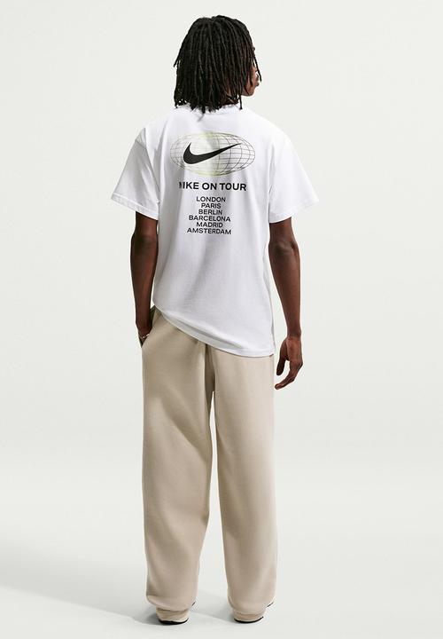 Nike -  NSW Athletic Club Graphic Joggers - Cream-White 