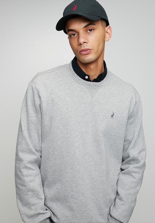 POLO - Aakil Essential Fleece Sweater - Grey Melange