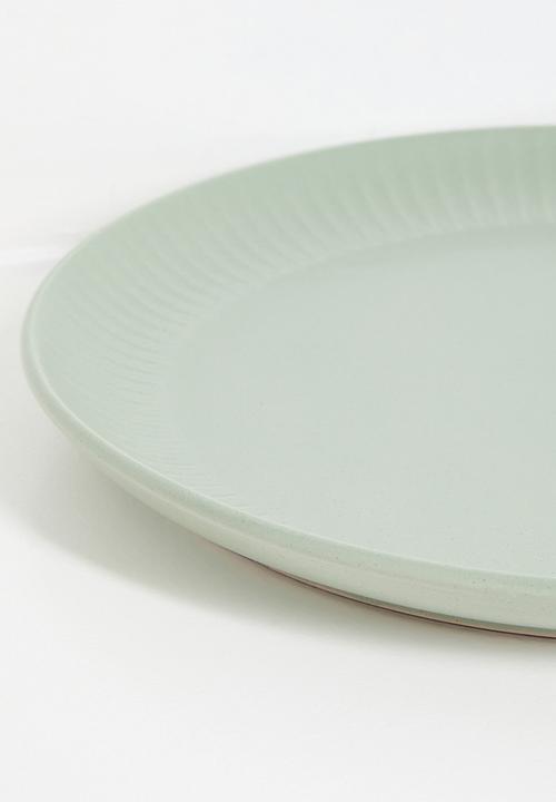 Excellent Houseware - Embossed dinner plate - Green