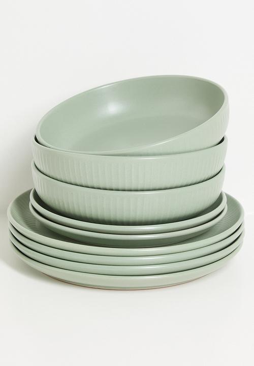 Excellent Houseware - Embossed side plate - Green