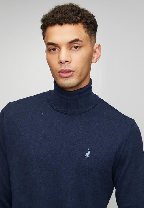 POLO - Bradley Roll Neck Long sleeve Knitwear  - Navy