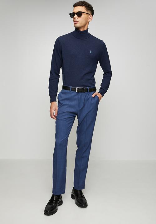 POLO - Bradley Roll Neck Long sleeve Knitwear  - Navy