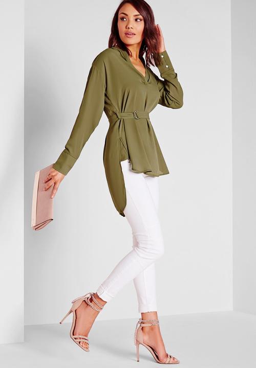 Missguided - Belted d-ring blouse