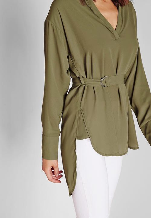 Missguided - Belted d-ring blouse