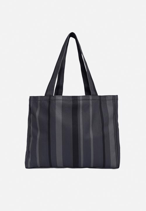 adidas Performance - Canvas Tote Bag - Grey/Black