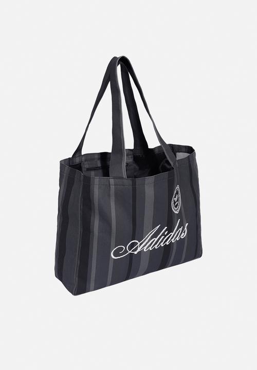 adidas Performance - Canvas Tote Bag - Grey/Black