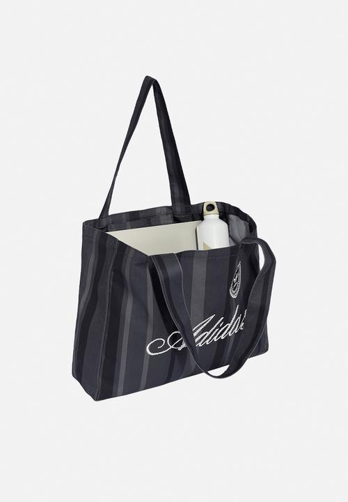 adidas Performance - Canvas Tote Bag - Grey/Black