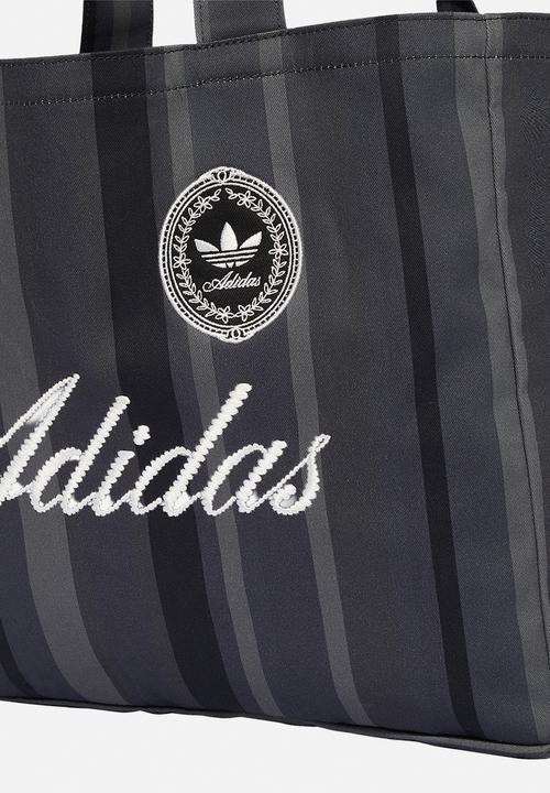 adidas Performance - Canvas Tote Bag - Grey/Black