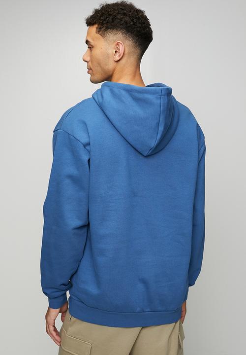 adidas Performance - FeelCozy FL Hoody - Dusky petrol Blue  / black