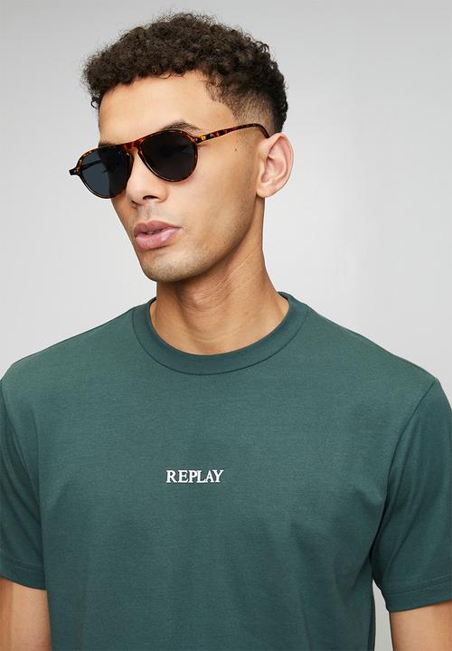 Replay - Basic Logo T-Shirt – Forest Green