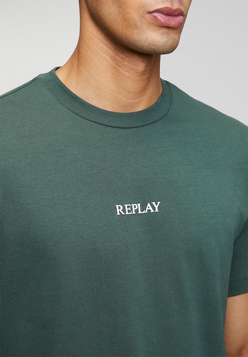 Replay - Basic Logo T-Shirt – Forest Green