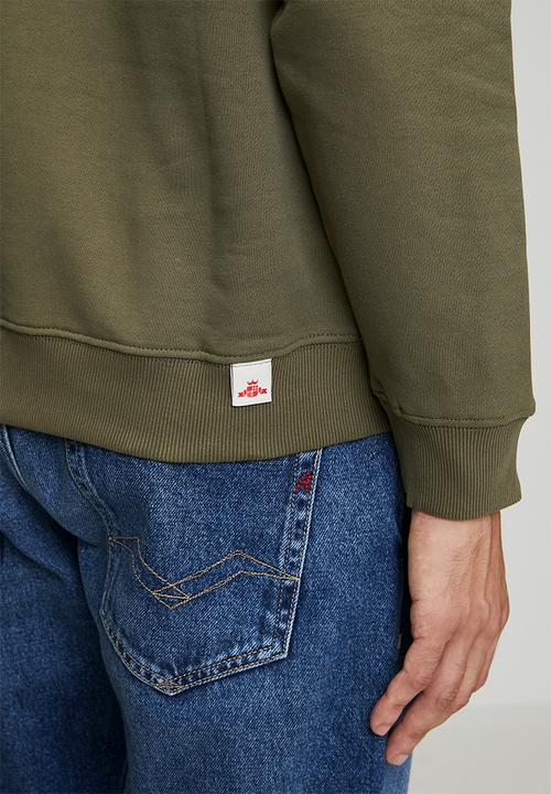 Replay - Cotton Terry Fleece Sweater - Green