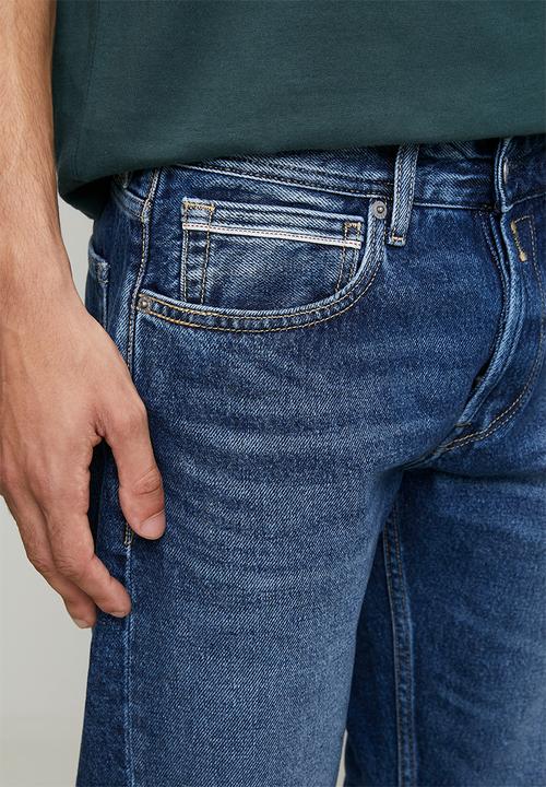 Replay - 12 Oz Cotton Denim Jean - Blue Indigo 