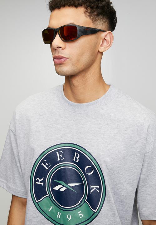 Reebok - LAWN CLUB T-SHIRT - ATHLETIC GREY MARL