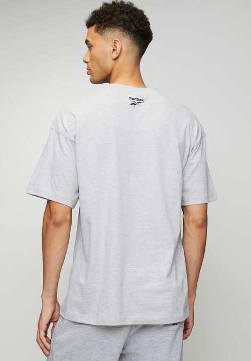 Reebok - LAWN CLUB T-SHIRT - ATHLETIC GREY MARL