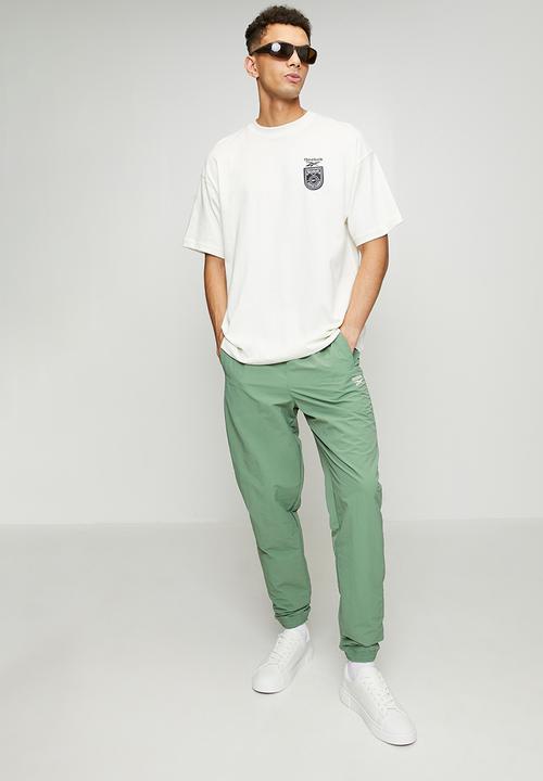 Reebok - CL F FR TRACKPANT - FIELD GREEN/VINTAGE CHALK