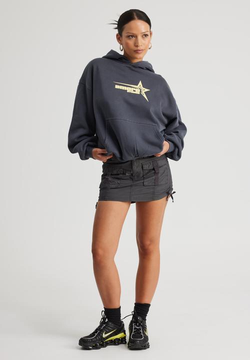 Factorie - Chloe Hoodie - Washed Navy/Amore Star