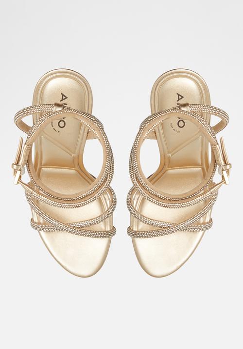 ALDO - Manaelden ankle strap heel - gold