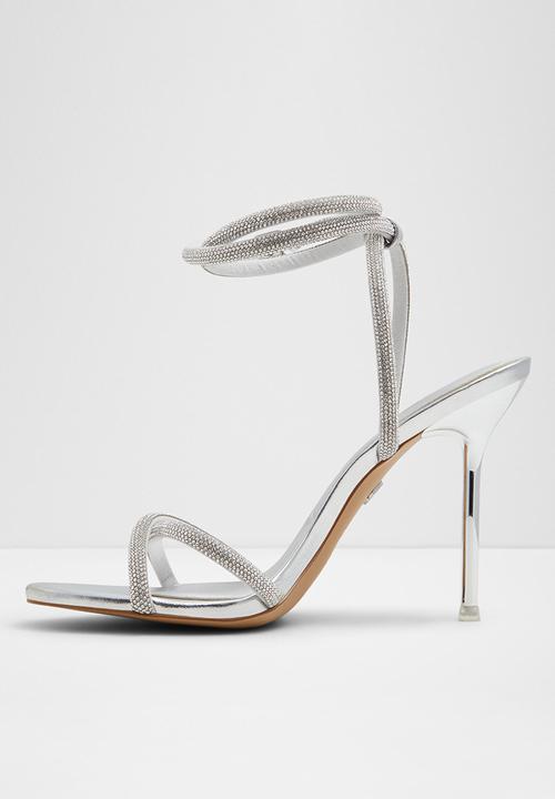 ALDO - Manaelden ankle strap heel - silver