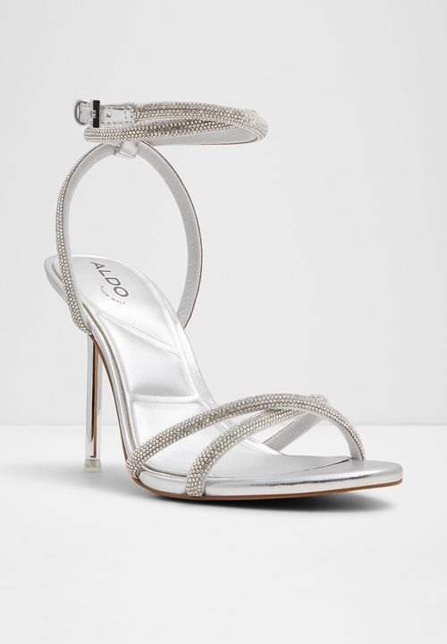 ALDO - Manaelden ankle strap heel - silver