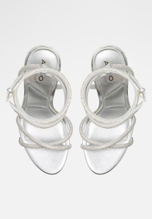 ALDO - Manaelden ankle strap heel - silver
