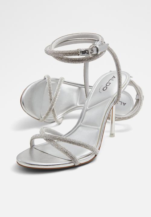ALDO - Manaelden ankle strap heel - silver