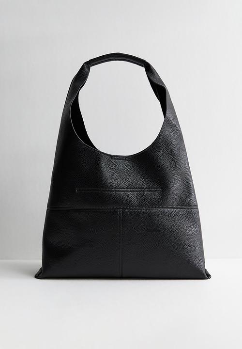 New Look - Suky Panel Hobo Bag - Black