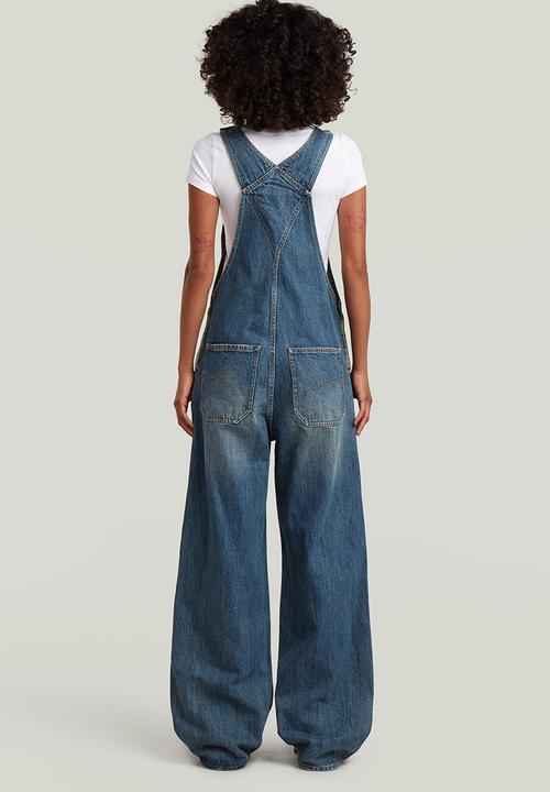 G-STAR - Straight Leg Dungaree Wmn - Antique Faded Greenschist