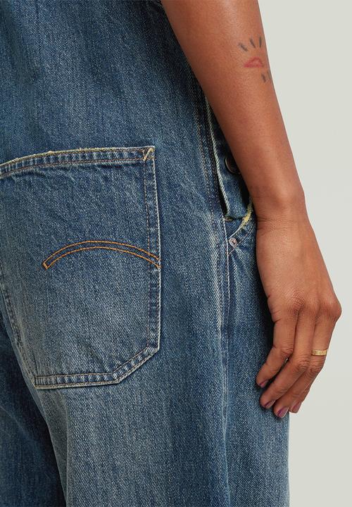 G-STAR - Straight Leg Dungaree Wmn - Antique Faded Greenschist