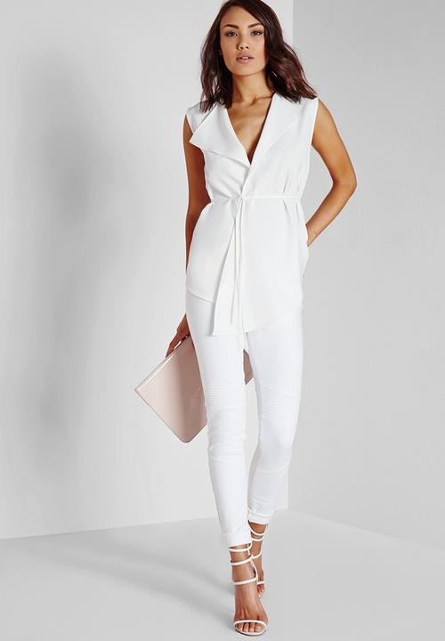 Missguided - Tie wrap blouse 