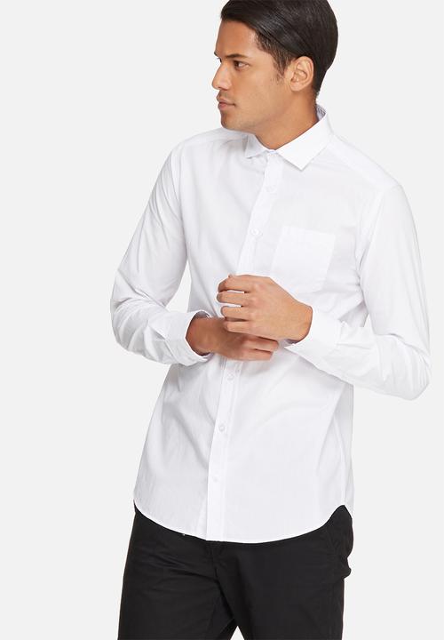 basicthread - Poplin slim fit shirt