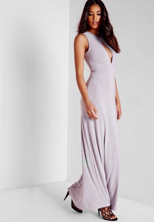 Missguided - Slinky Cut Out Maxi Dress