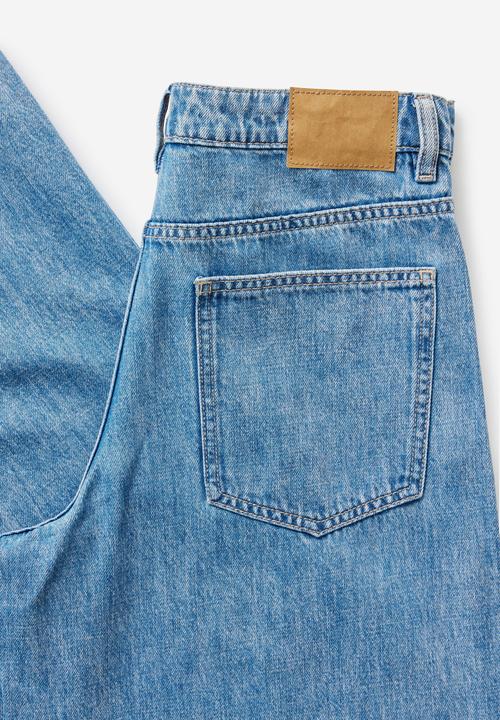 Cotton On - High rise wide jean - pisces blue