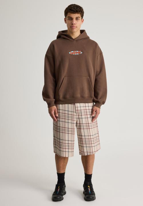 Factorie - Half Half Hoodie - Hh Mud/Tag