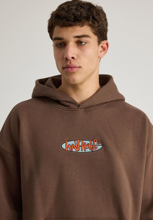 Factorie - Half Half Hoodie - Hh Mud/Tag