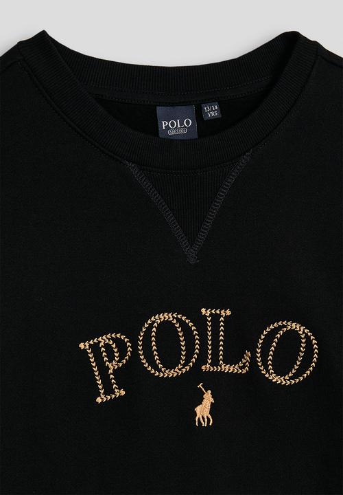 POLO - Hannah embroidered sweater - black