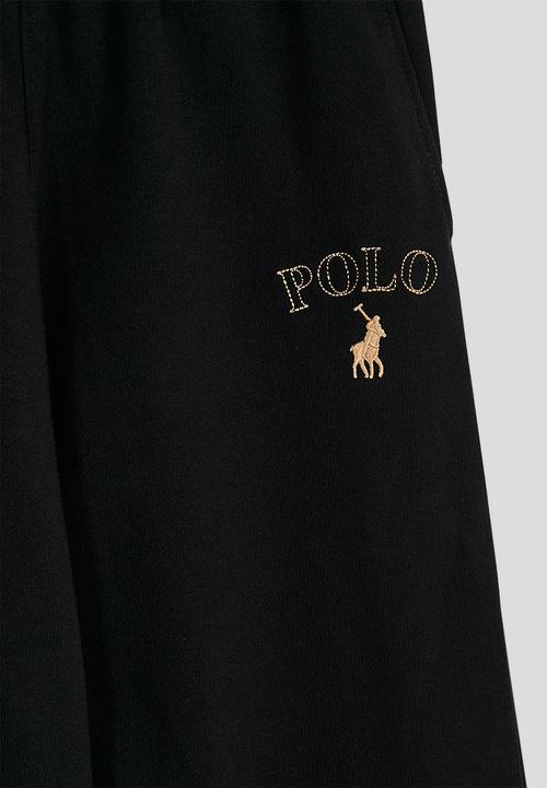 POLO - Hannah Embroidered Jogger - Black