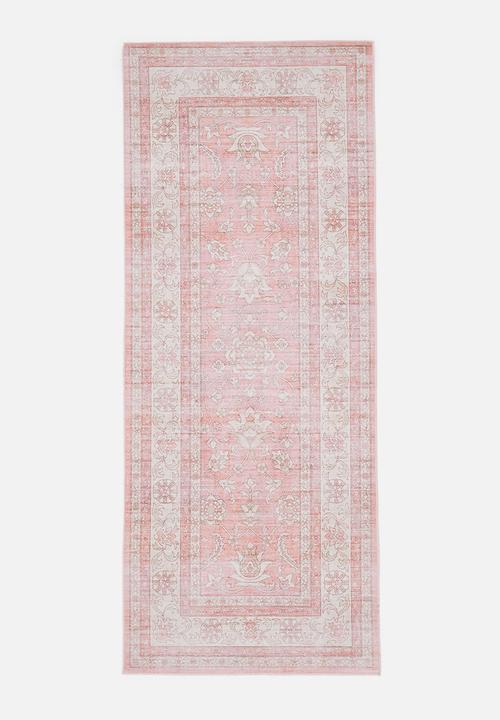 Brisbane Ysella Floral Runner - Dusty Pink