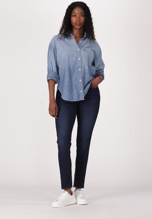 Levi’s® - Curvy hirise superskinny - down east