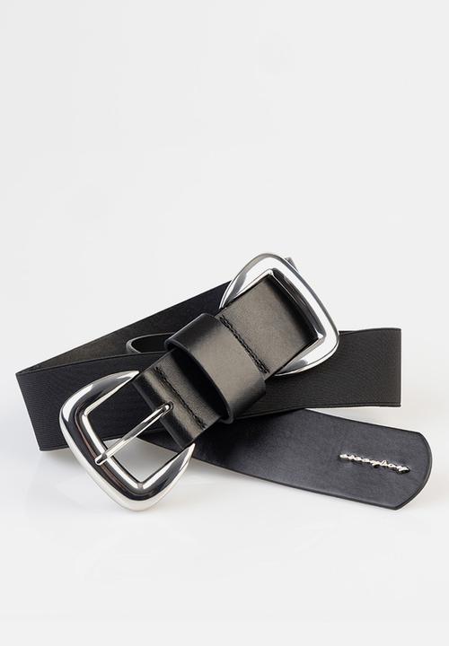 SISSY BOY - Double buckle - black
