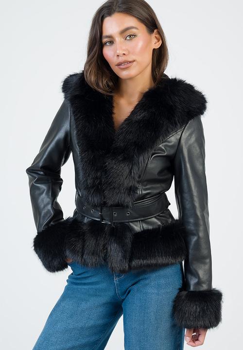 SISSY BOY - Cherish You Belted Jacket - Black