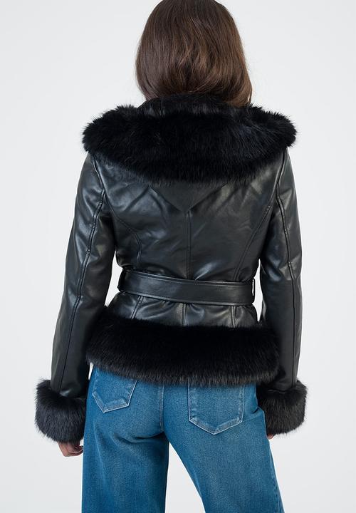 SISSY BOY - Cherish You Belted Jacket - Black