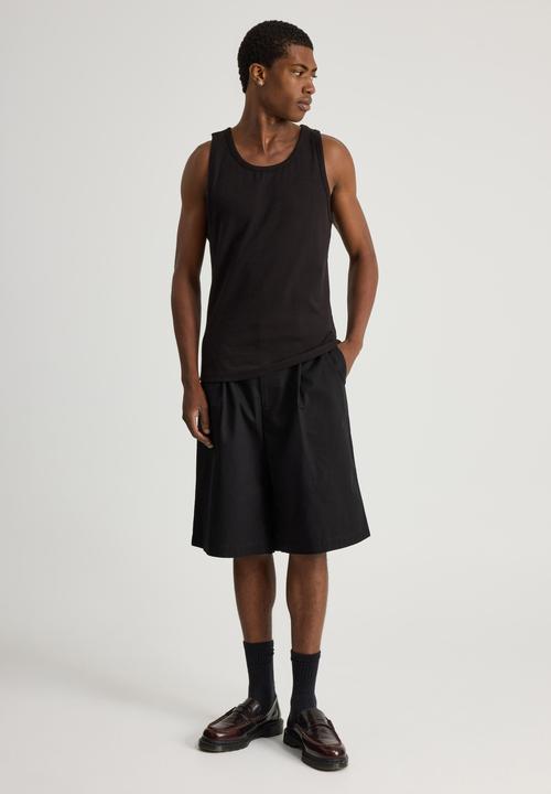 Factorie - Authentics Rib Tank Top - Black