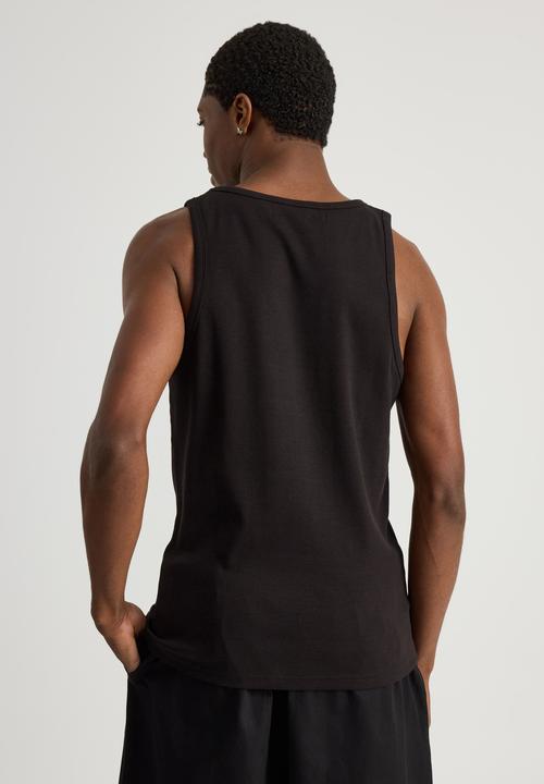 Factorie - Authentics Rib Tank Top - Black