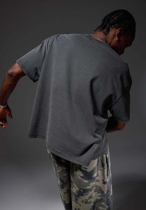 Factorie - Authentics Blank Tee - Washed Black