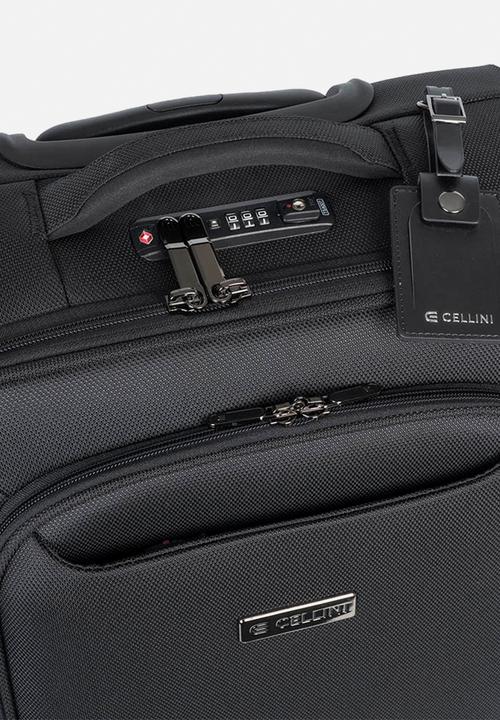 Cellini - MEGAPAK CARRY-ON TROLLEY CASE - BLACK