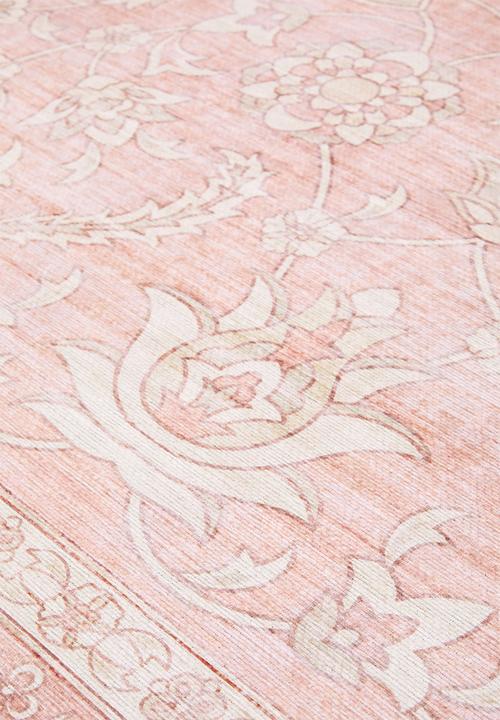 Sixth Floor - Brisbane Ysella Floral Rug Dusty Pink
